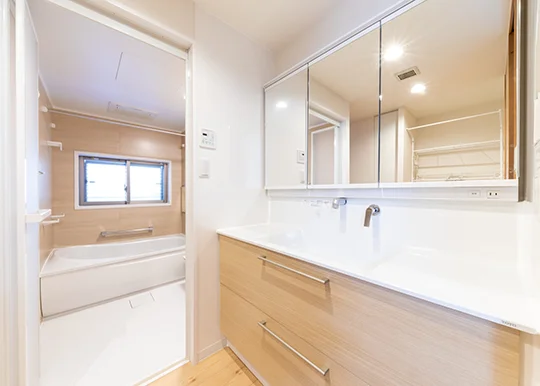 洗面台リフォームの施工事例 約39万円 伊丹市マンション